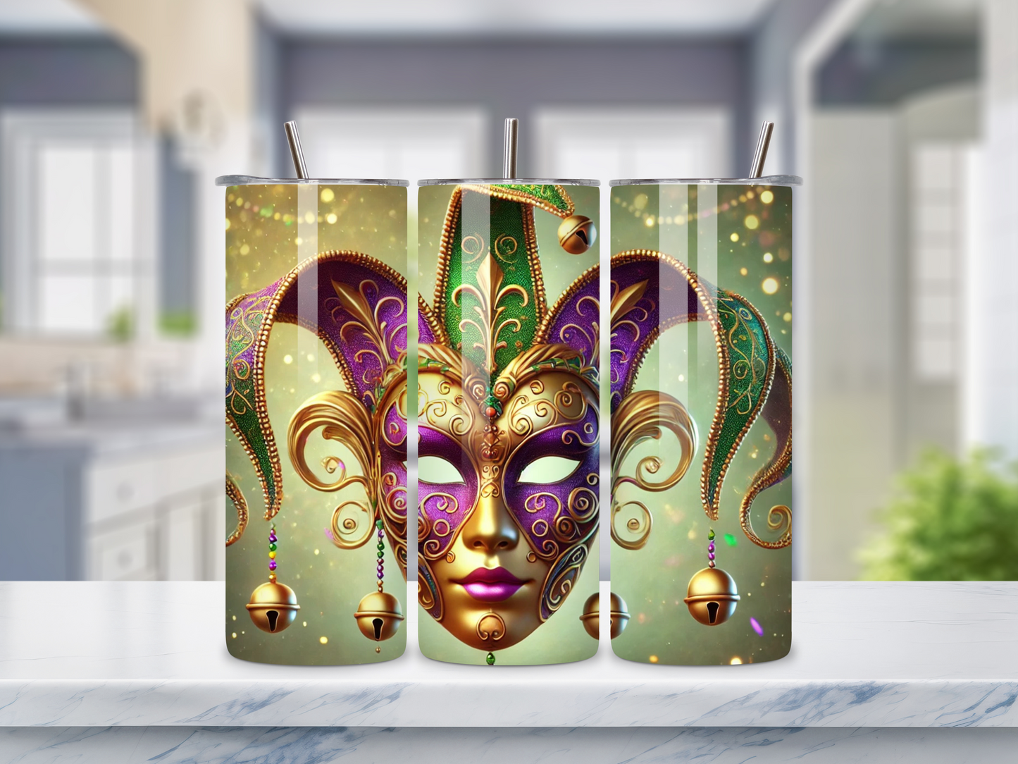 Mari Gras Jester Mask No. 2 Digital Download