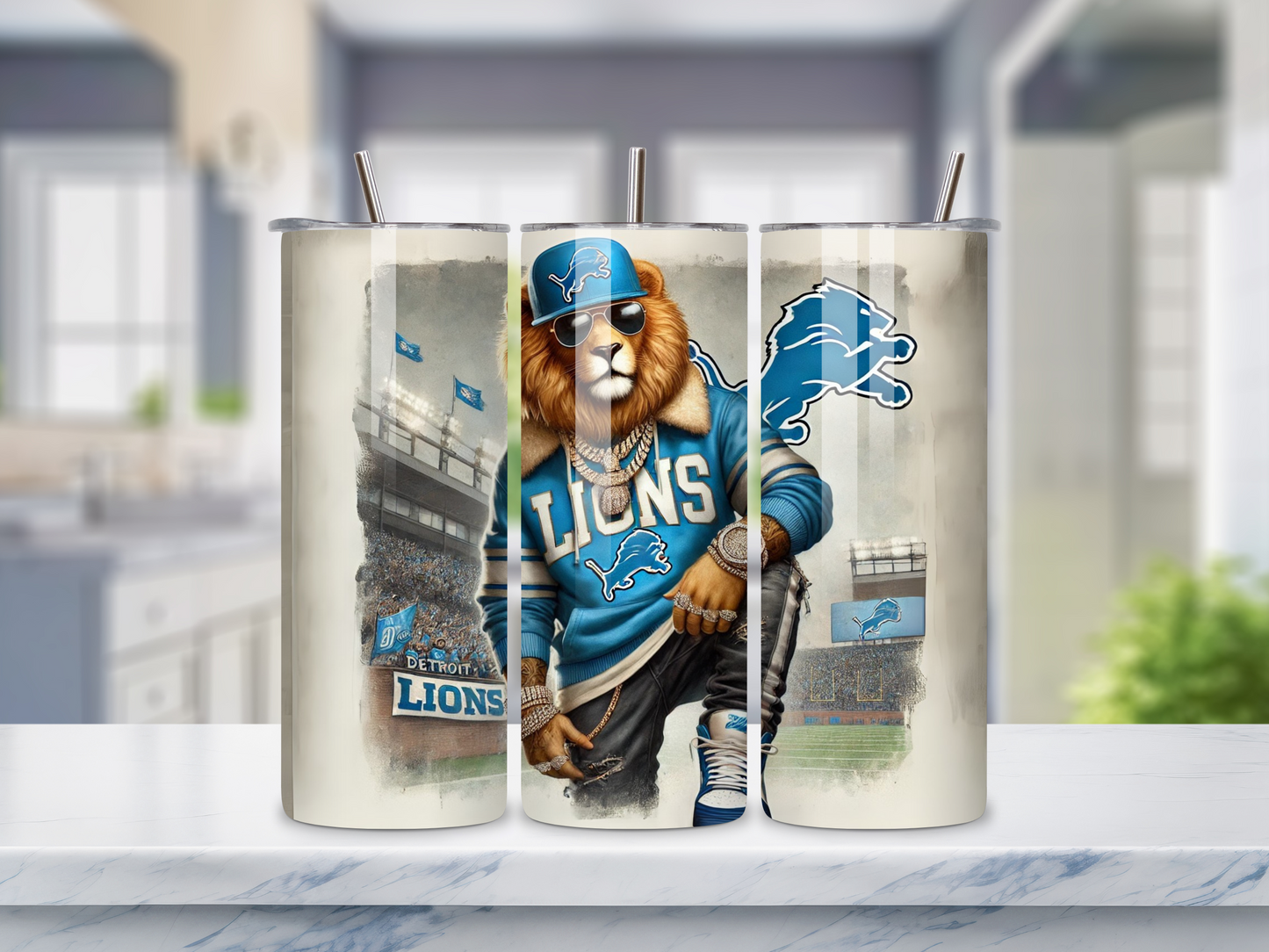 20oz Lions Sports Tumblers 01