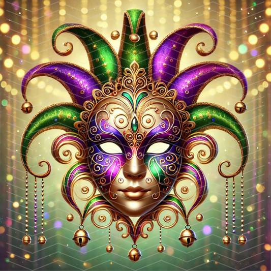 Mari Gras Jester Mask No. 1 Digital Download
