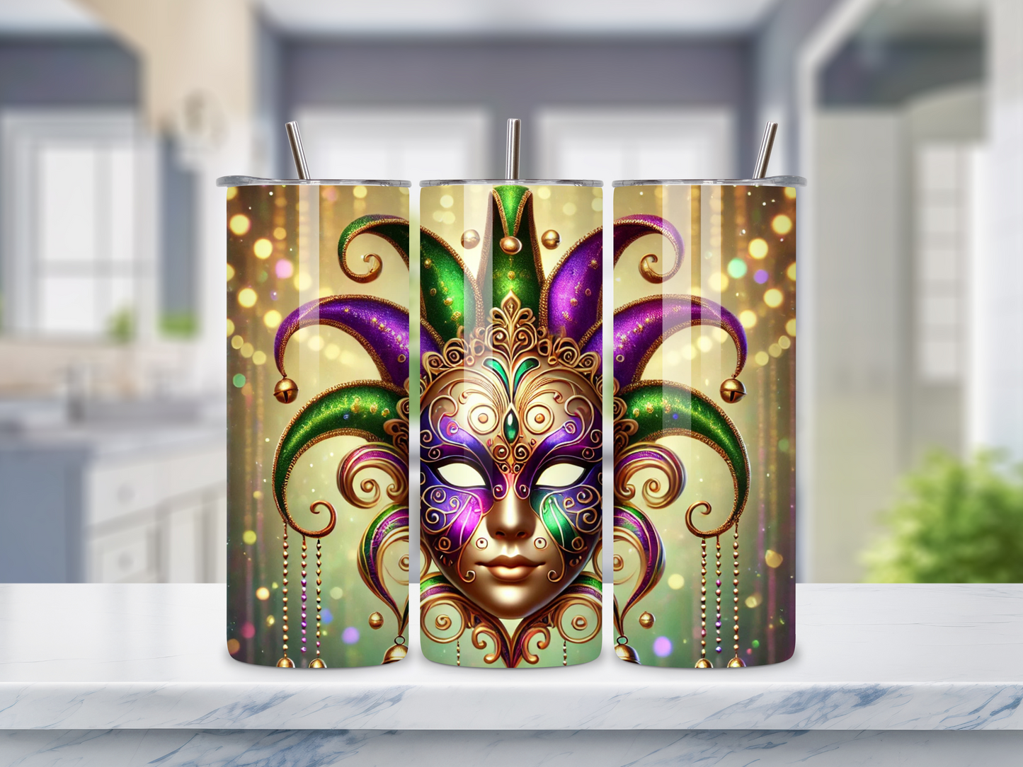 Mari Gras Jester Mask No. 1 Digital Download