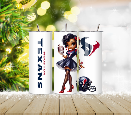 20oz Texans Beauty Tumblers 01